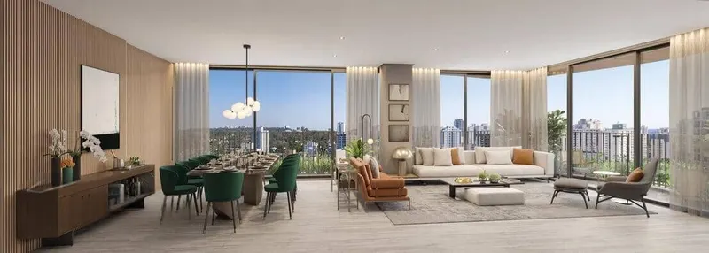 Interior at Address Jardins (developer's show unit)