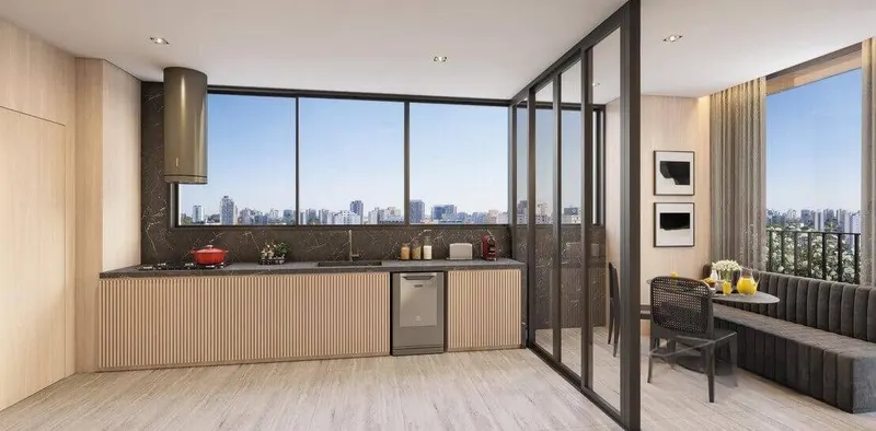 Interior at Address Jardins (developer's show unit)