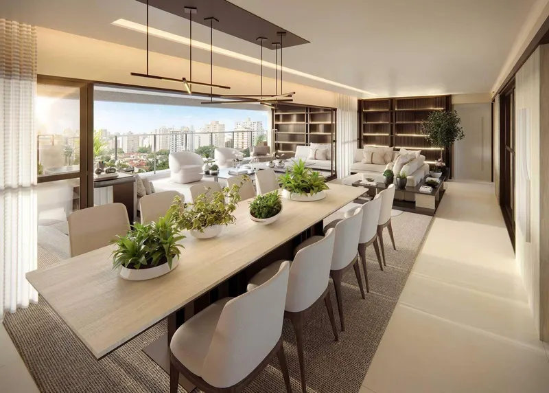 Interior en Ampère Brooklin (piso piloto de la constructora)