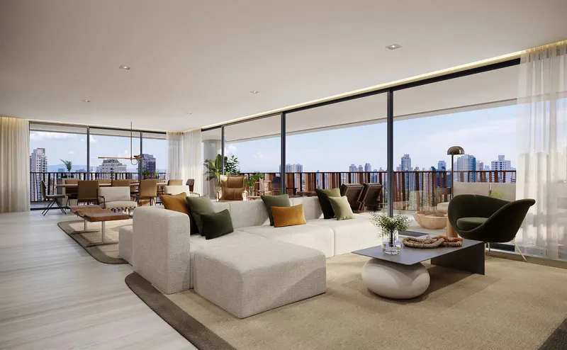 Interior en Arbre Vila Nova Conceição (piso piloto de la constructora)