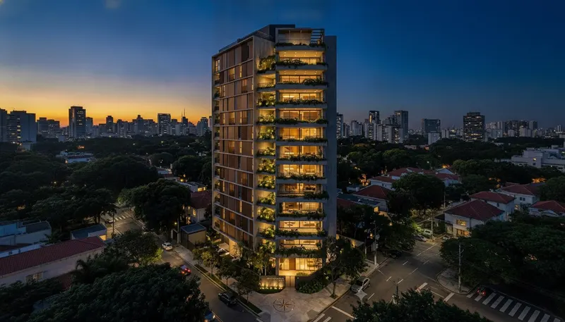 Arte Concreta Jardins — the house's artwork