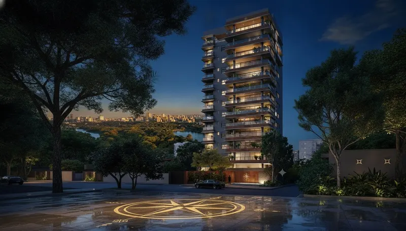 Lake Parque Ibirapuera — the house's artwork