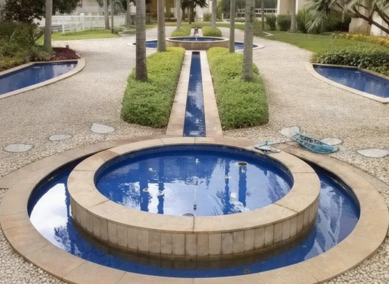 Common areas of Le Parc Residential Resort