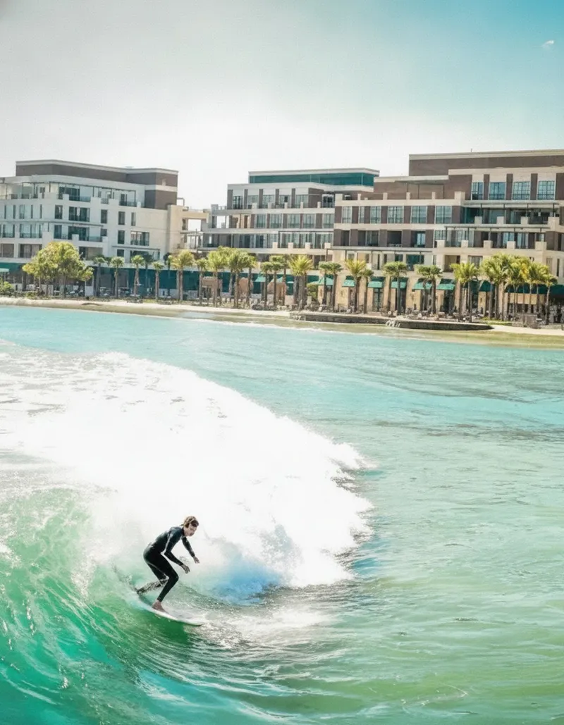 Common areas of São Paulo Surf Club