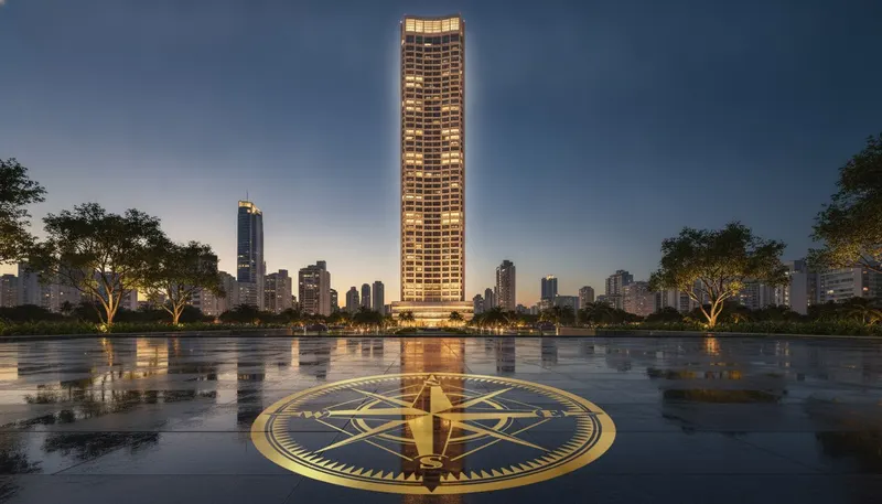 Senna Tower — the house's artwork