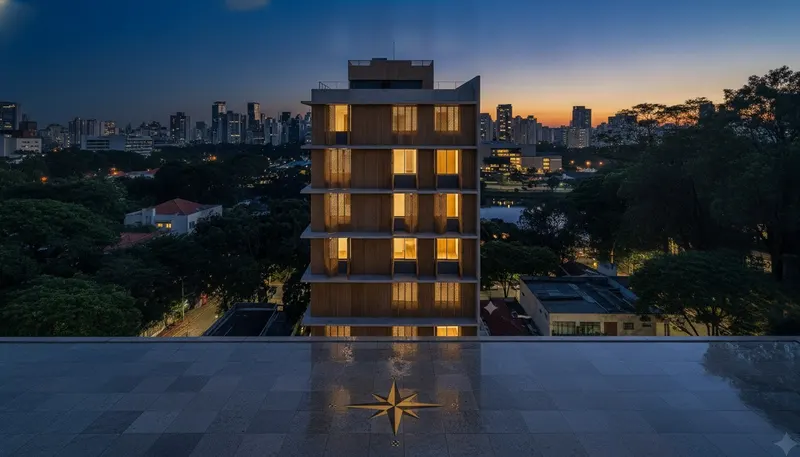 Vertical Itaim — the house's artwork
